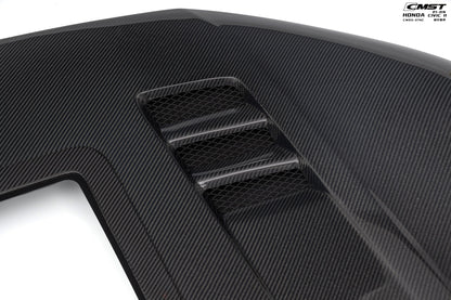 CMST Tuning Carbon Fiber Glass Transparent Clearview Hood Bonnet for Honda Civic 11th Gen Sedan