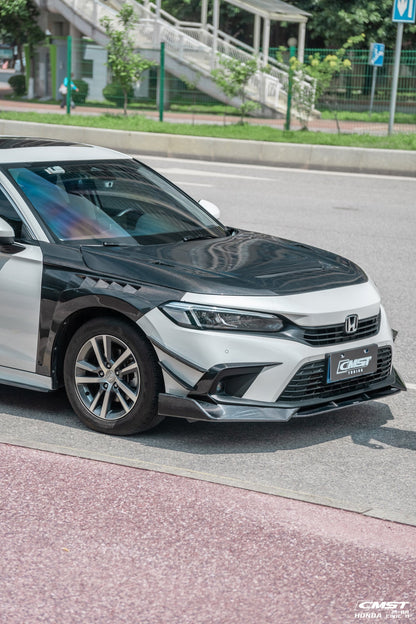 CMST Tuning Carbon Fiber Front Bumper Intake Vent Cover for Honda Civic 11th Gen Sedan