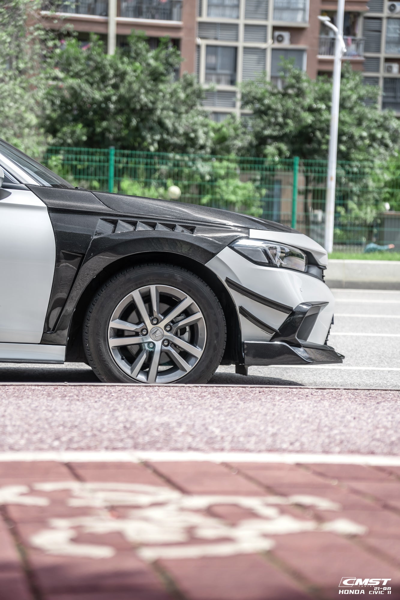 CMST Tuning Carbon Fiber Front Fenders for Honda Civic 11th Gen Sedan