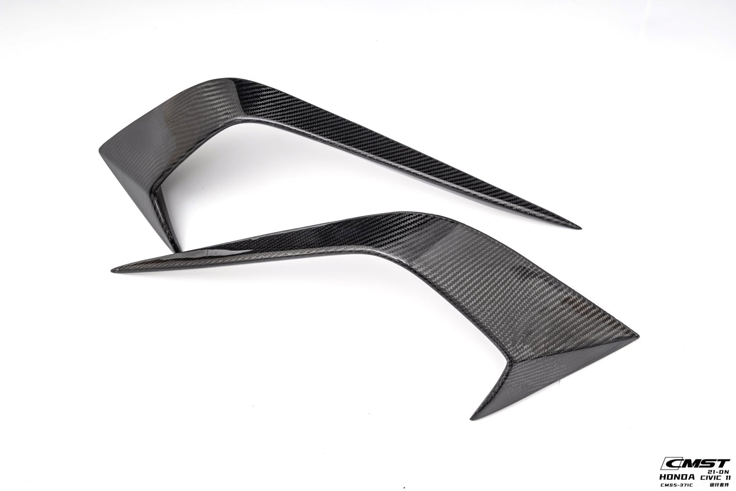 CMST Tuning Carbon Fiber Front Bumper Intake Vent Cover for Honda Civic 11th Gen Sedan