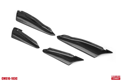CMST Tuning Carbon Fiber Front Bumper Canards for Audi RS3 2018-2020