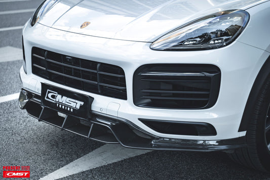 CMST Tuning Carbon Fiber Front Lip for Porsche Cayenne Coupe 9Y3 2018-ON