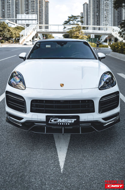 CMST Tuning Carbon Fiber Front Lip for Porsche Cayenne Coupe 9Y3 2018-ON