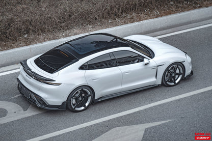 CMST Tuning Carbon Fiber Rear Diffuser & Canards for Porsche Taycan Base & 4S