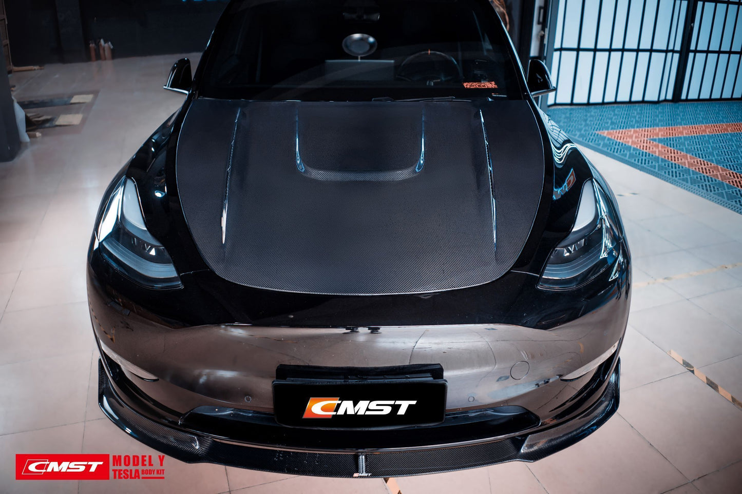 CMST Tuning Carbon Fiber Front Lip Ver.1 for Tesla Model Y