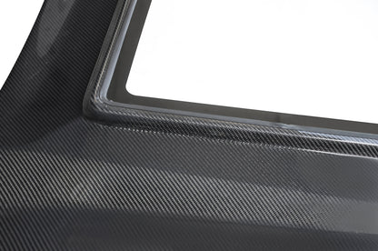 CMST Tuning Carbon Fiber Glass Transparent Hood Stage 2 ( Raised 2 inches ) for Ford Mustang S550.1 2015- 2017