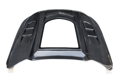 CMST Tuning Carbon Fiber Glass Transparent Hood Stage 2 ( Raised 2 inches ) for Ford Mustang S550.1 2015- 2017