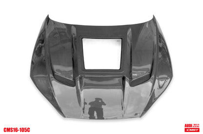 CMST Tuning Carbon Fiber Hood Bonnet Glass Transparent Clearview for Audi RS5 S5 A5 B9 B9.5 2017-ON