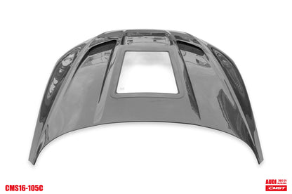 CMST Tuning Carbon Fiber Hood Bonnet Glass Transparent Clearview for Audi RS5 S5 A5 B9 B9.5 2017-ON