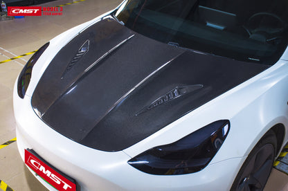 CMST Tuning Carbon Fiber Hood Ver.2 for Tesla Model 3