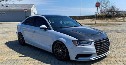 CMST Tuning Carbon Fiber Hood Bonnet Ver.2 for Audi RS3 A3 A3 S Line 2014-2020 Sedan