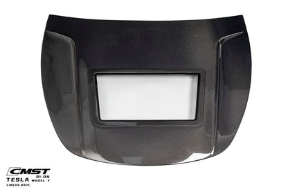 CMST Tuning Carbon Fiber Hood Clearview Glass Transparent for Tesla Model Y