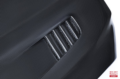 CMST Tuning Carbon Fiber Hood Ver.1 for Ford Mustang S550.1 2015-2017