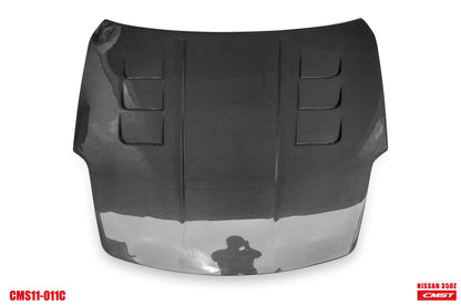 CMST Tuning Carbon Fiber Hood With Vent ver.2 for Nissan 350Z Z33 Fairlady Z Vented