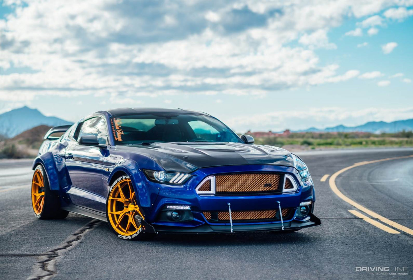 CMST Tuning Carbon Fiber Glass Transparent Hood for Ford Mustang S550.1 2015- 2017