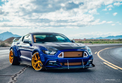 CMST Tuning Carbon Fiber Glass Transparent Hood for Ford Mustang S550.1 2015- 2017