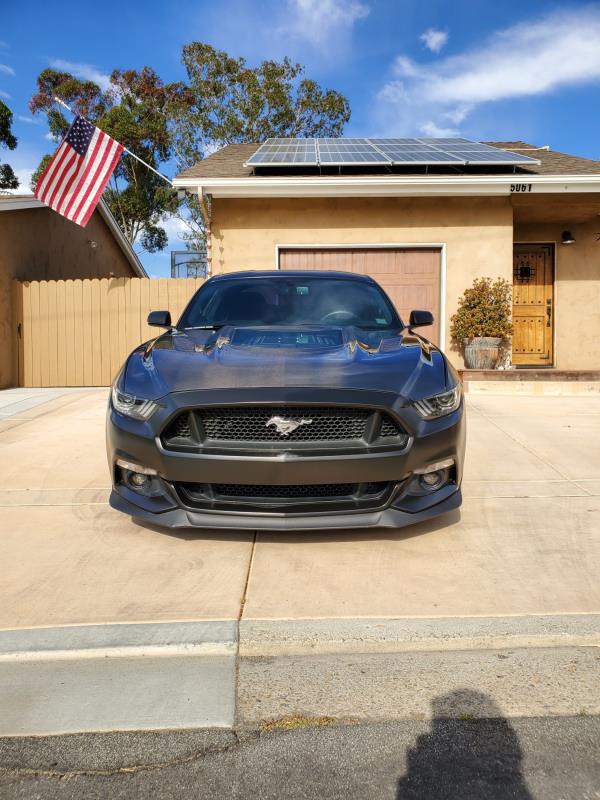 CMST Tuning Carbon Fiber Glass Transparent Hood for Ford Mustang S550.1 2015- 2017
