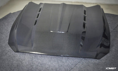 CMST Tuning Carbon Fiber Hood Ver.2 for Ford Mustang S550.1 2015-2017