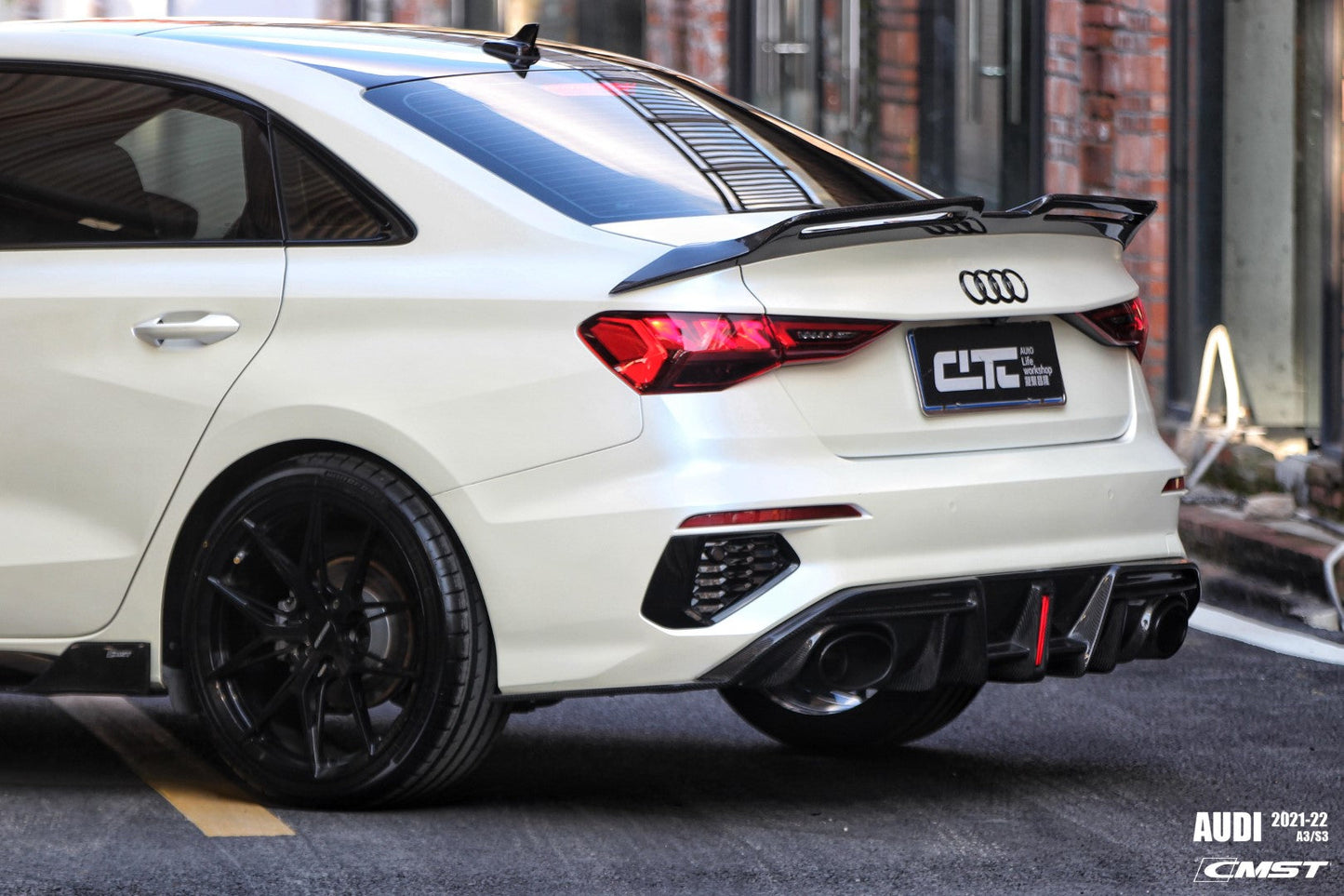 CMST Tuning Carbon Fiber Rear Diffuser for Audi S3 A3 8Y 2021-ON