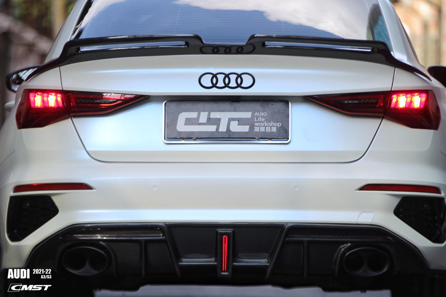 CMST Tuning Carbon Fiber Rear Diffuser for Audi S3 A3 8Y 2021-ON