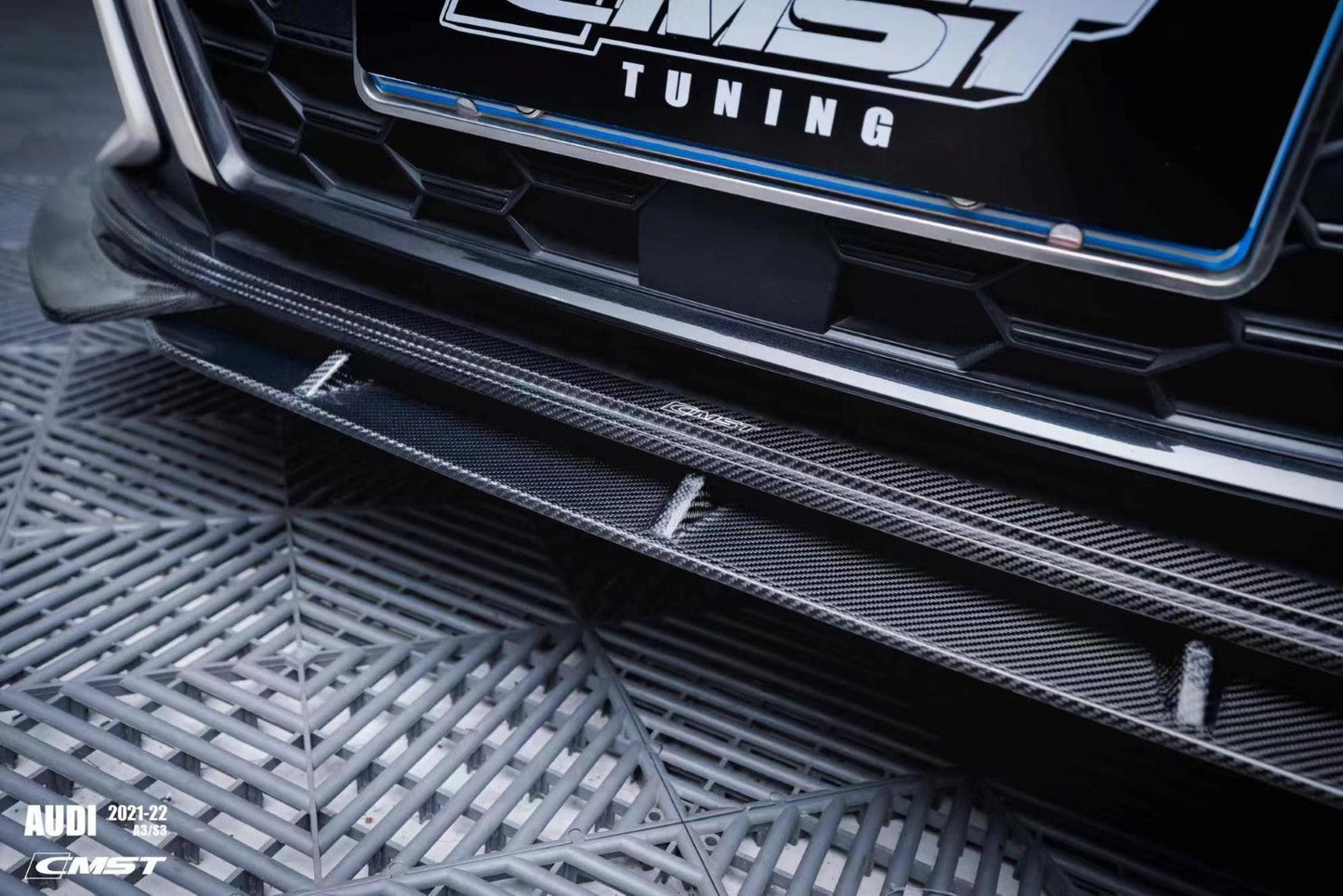 CMST Tuning Carbon Fiber Front Lip Splitter for Audi S3 A3 8Y 2021-ON