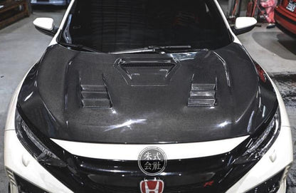 CMST Tuning Carbon Fiber CM-Style Hood Bonnet for Honda FK8 Civic Type-R (2017-ON)