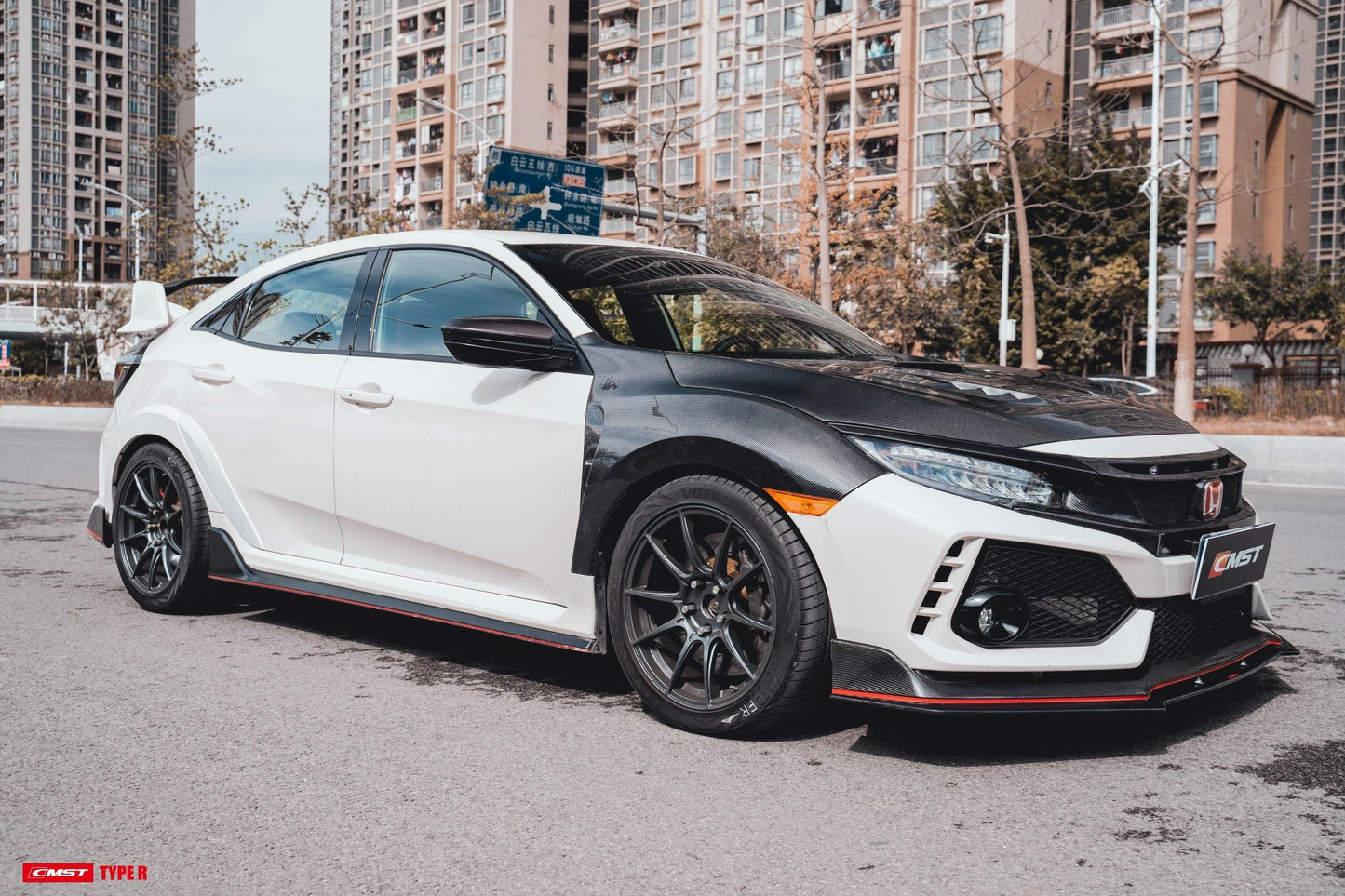 CMST Tuning Carbon Fiber Front Fenders for Honda FK8 Civic Type-R (2017-ON)