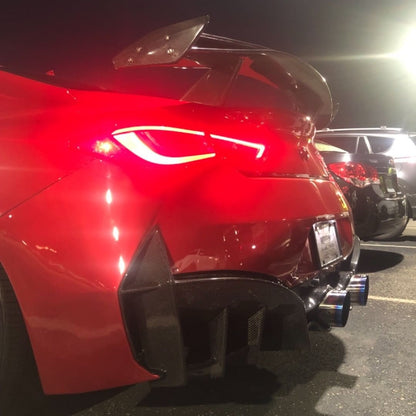 CMST Tuning Carbon Fiber Rear Bumper & Diffuser for Infiniti Q60 to Project Black S concept 2017-2022