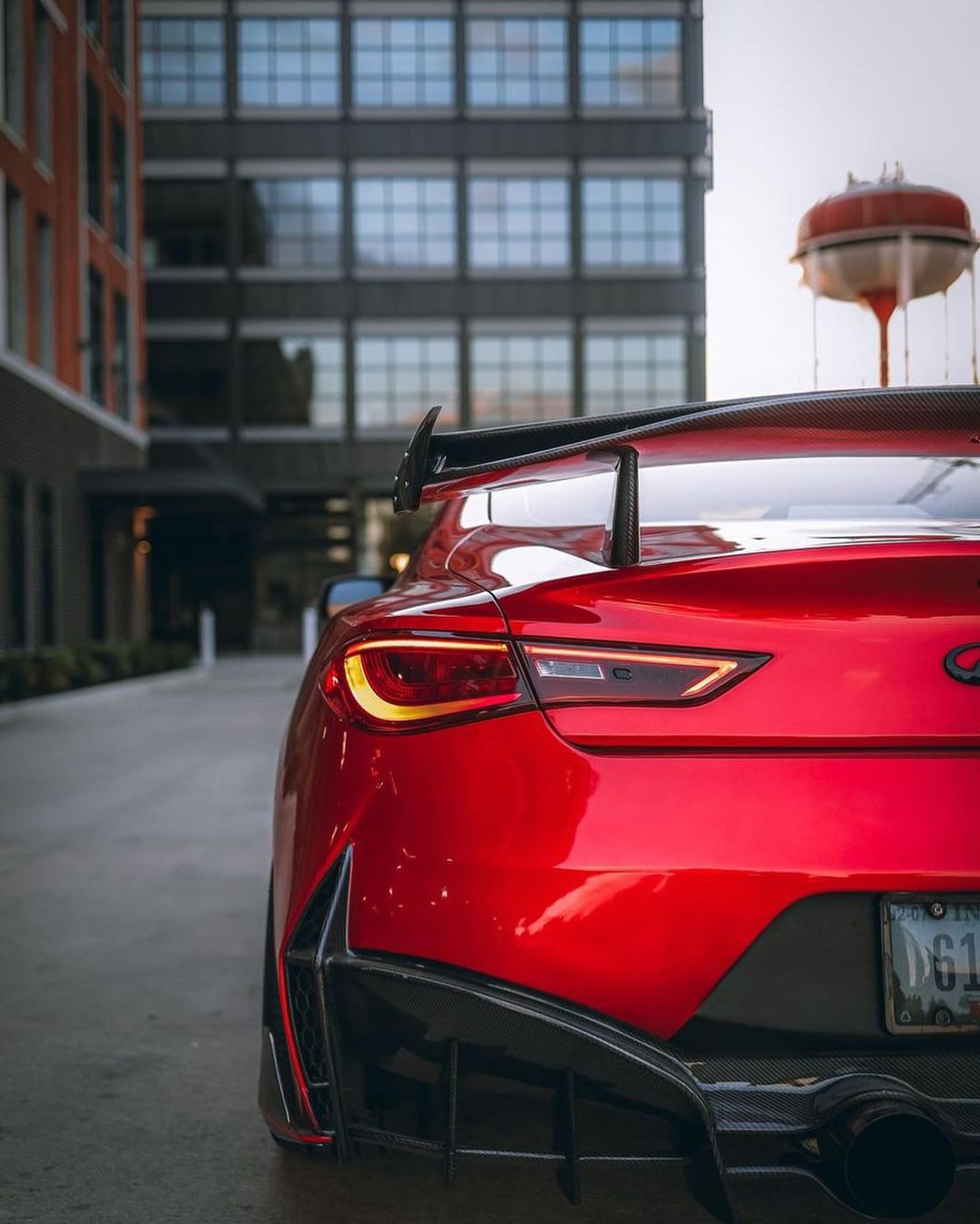 CMST Tuning Carbon Fiber Rear Bumper & Diffuser for Infiniti Q60 to Project Black S concept 2017-2022