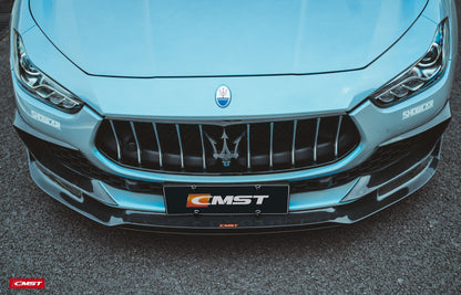 CMST Tuning Carbon Fiber Front Lip for Maserati Ghibli 2018-ON