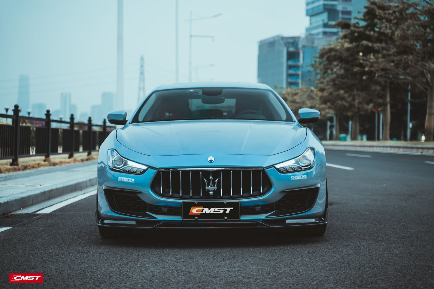 CMST Tuning Carbon Fiber Front Lip for Maserati Ghibli 2018-ON