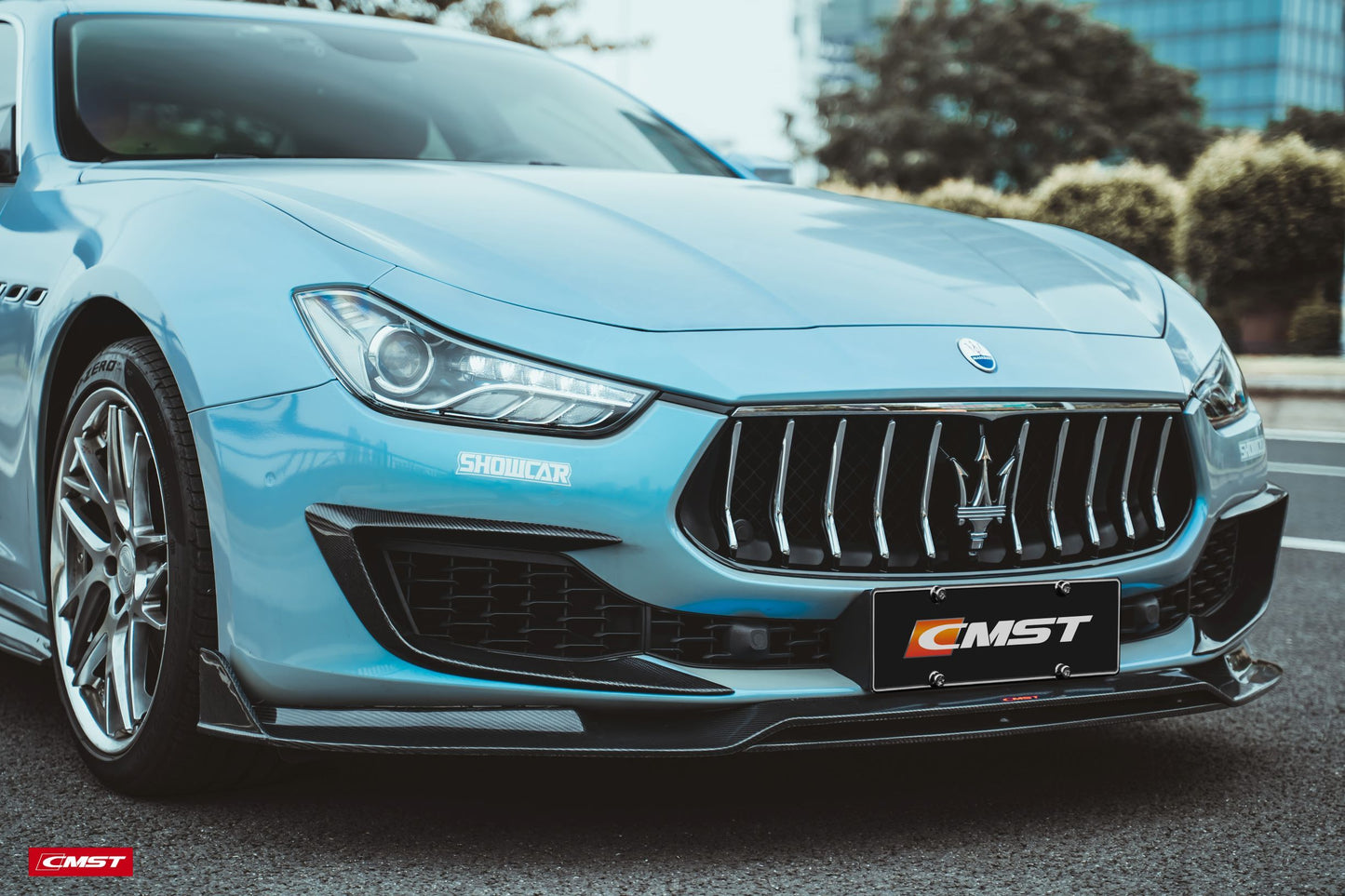 CMST Tuning Carbon Fiber Front Lip for Maserati Ghibli 2018-ON