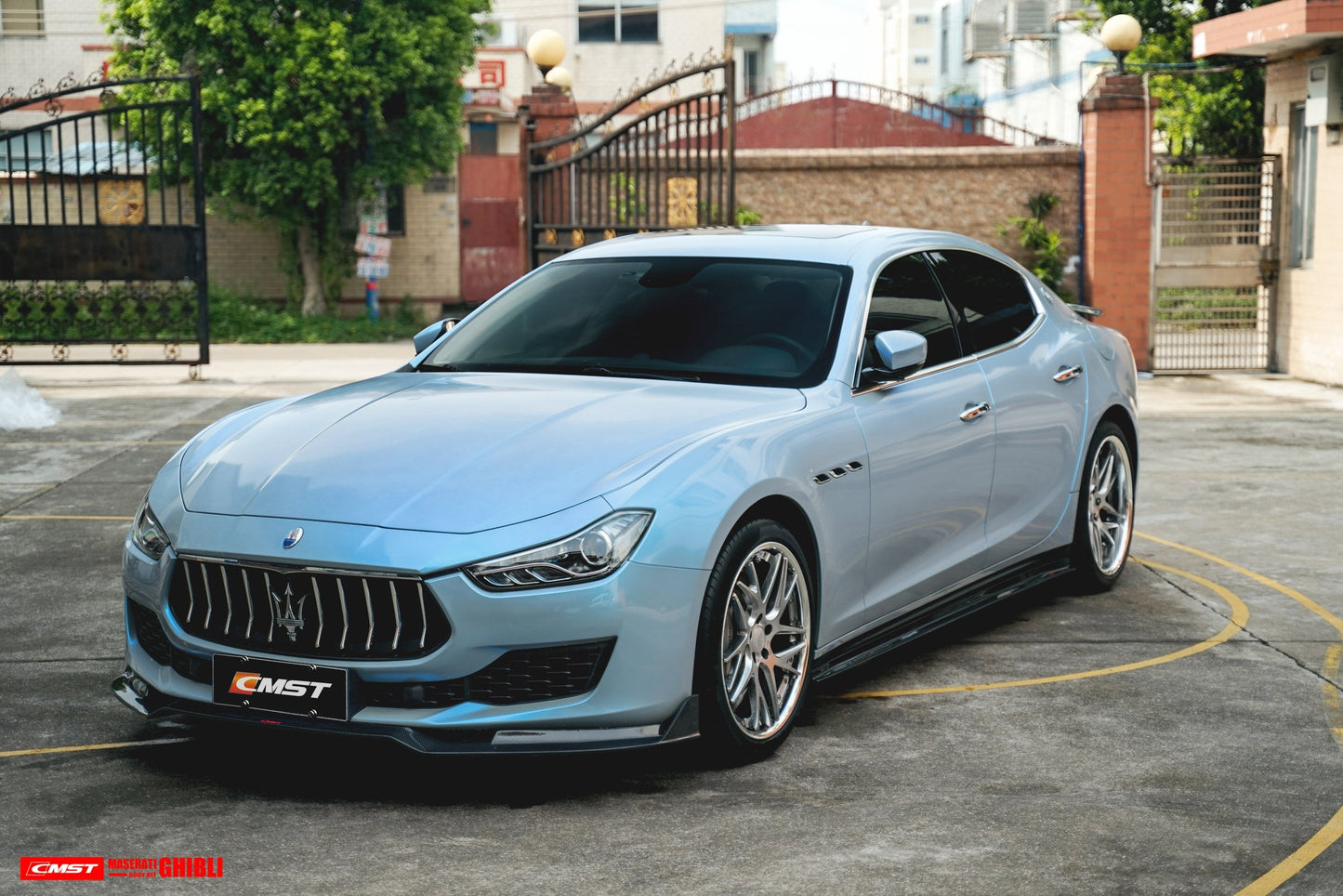 CMST Tuning Carbon Fiber Front Lip for Maserati Ghibli 2018-ON