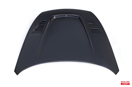 CMST Tuning Carbon Fiber Hood With 3 Vents ver.2 for Nissan 370Z Z34 Fairlady Z Vented