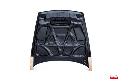 CMST Tuning Carbon Fiber Hood With 3 Vents ver.2 for Nissan 370Z Z34 Fairlady Z Vented