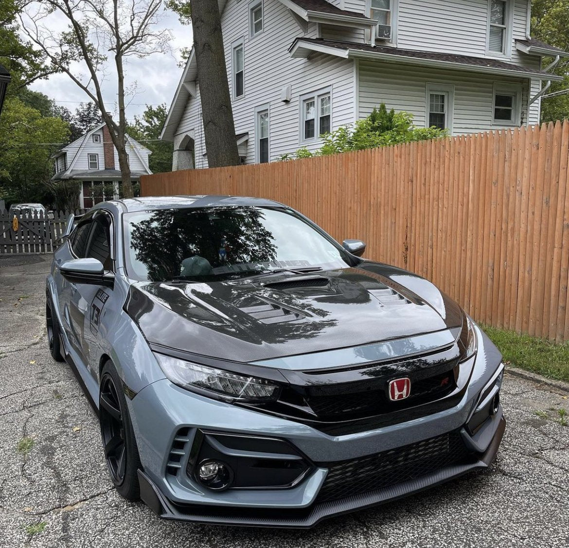 CMST Tuning Carbon Fiber CM-Style Hood Bonnet for Honda FK8 Civic Type-R (2017-ON)