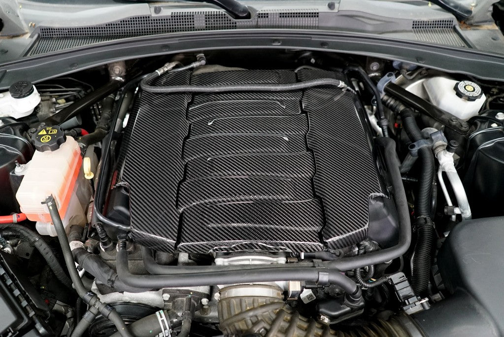 APR Performance Carbon Fiber Engine Plenum Cover Camaro - CBE-CMOEEN-C-Dub Tech