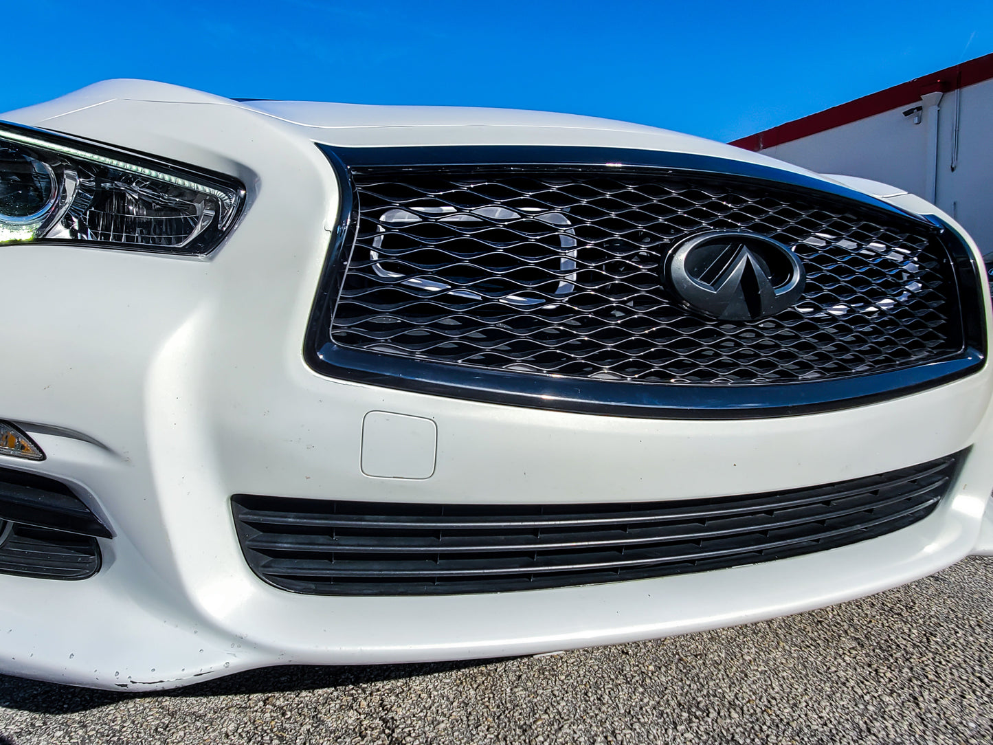 2016-2020+ Infiniti Q50 Red Sport BIG MOUTH Ram Air Intake Snorkel-C-Dub Tech