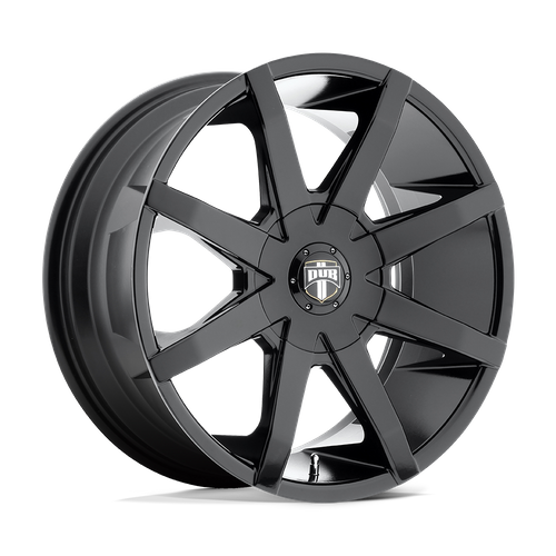 Set of 4: DUB S110 Push Wheel, 20x8.5 +35 Offset 5x114.3/5x120, Gloss Black - S110208552+35