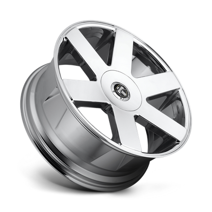 Set of 4: DUB S115 Baller Wheel, 22x9.5 +11 Offset 5x127, Chrome Plated - S115229573+11