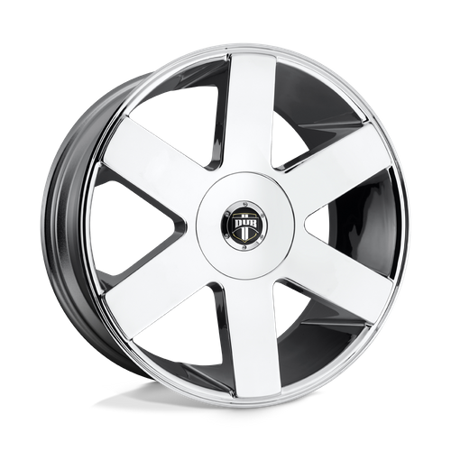 Set of 4: DUB S115 Baller Wheel, 22x9.5 +19 Offset 6x139.7, Chrome Plated - S115229584+19