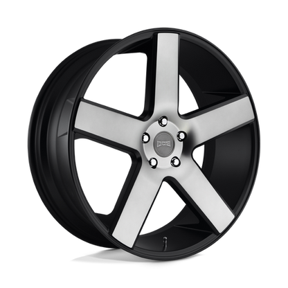 Set of 4: DUB S116 Baller Wheel, 22x9.5 +19 Offset 6x139.7, Matte Black Double Dark Tint - S116229584+19