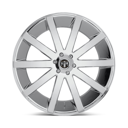 Set of 4: DUB S120 Shot Calla Wheel, 28x10.0 +30 Offset 6x135, Chrome Plated - S120280089+30