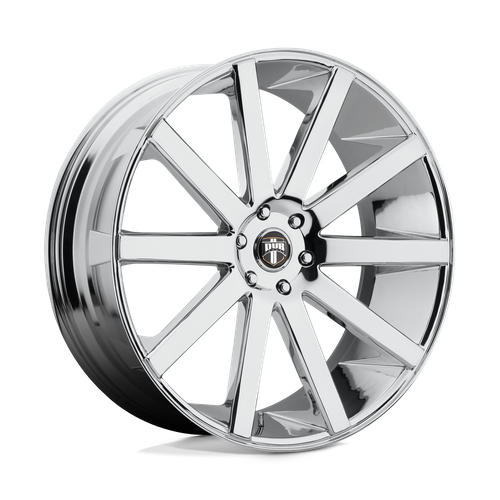 Set of 4: DUB S120 Shot Calla Wheel, 28x10.0 +30 Offset 6x135, Chrome Plated - S120280089+30