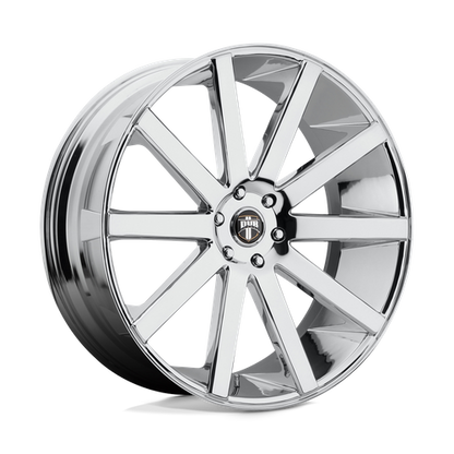 Set of 4: DUB S120 Shot Calla Wheel, 28x10.0 +30 Offset 6x135, Chrome Plated - S120280089+30