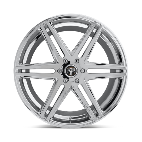 DUB S122 Skillz Wheel, 22x9.5 +30 Offset 6x139.7, Chrome Plated - S122229577+30