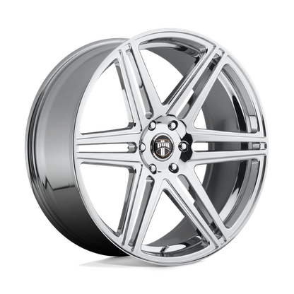 DUB S122 Skillz Wheel, 22x9.5 +30 Offset 6x139.7, Chrome Plated - S122229577+30