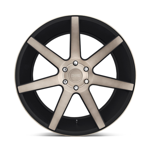 DUB S127 Future Wheel, 22x9.5 +19 Offset 6x139.7, Matte Black Double Dark Tint - S127229584+19