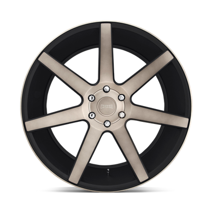 DUB S127 Future Wheel, 22x9.5 +19 Offset 6x139.7, Matte Black Double Dark Tint - S127229584+19