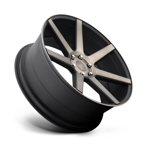 DUB S127 Future Wheel, 22x9.5 +19 Offset 6x139.7, Matte Black Double Dark Tint - S127229584+19